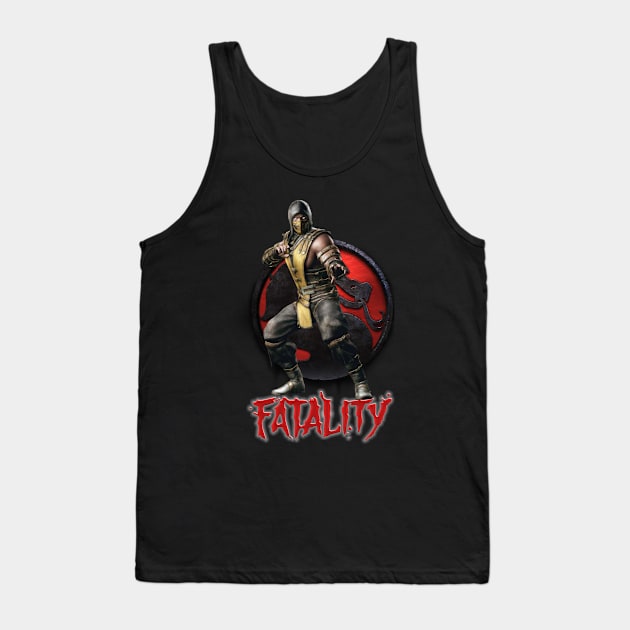 Team Scorpion Fatality Mortal Kombat Pro Kompetition Tank Top by Pannolinno